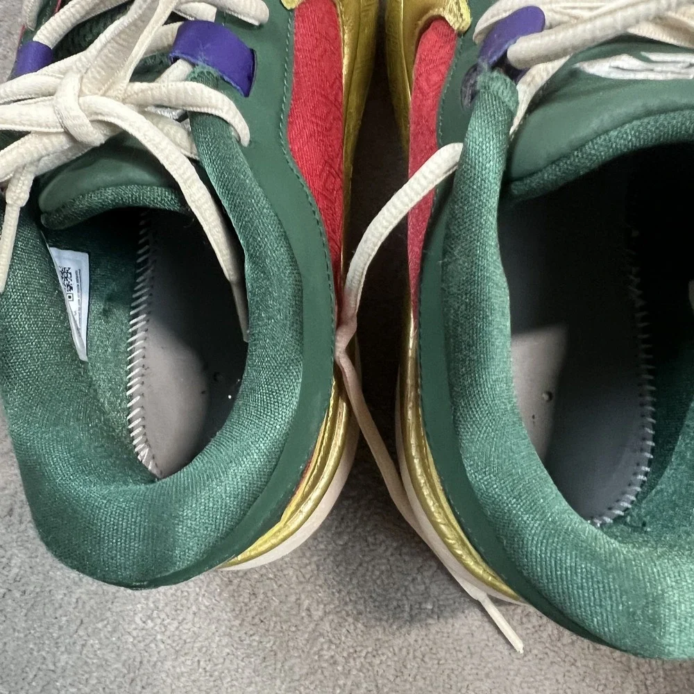 Nike Giannis Immortality 3 Basketball Shoes Womens 8 Green Red Gold DZ2944-600